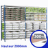 Rayonnage tubulaire Isorel bois ERUS PLUS | 2000mm - 300Kg/niveau